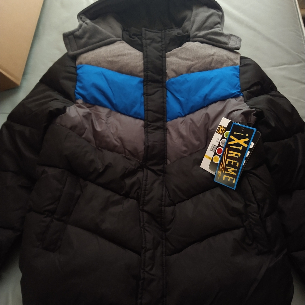 Ixtreme puffer jacket kids 14/16 new w tags